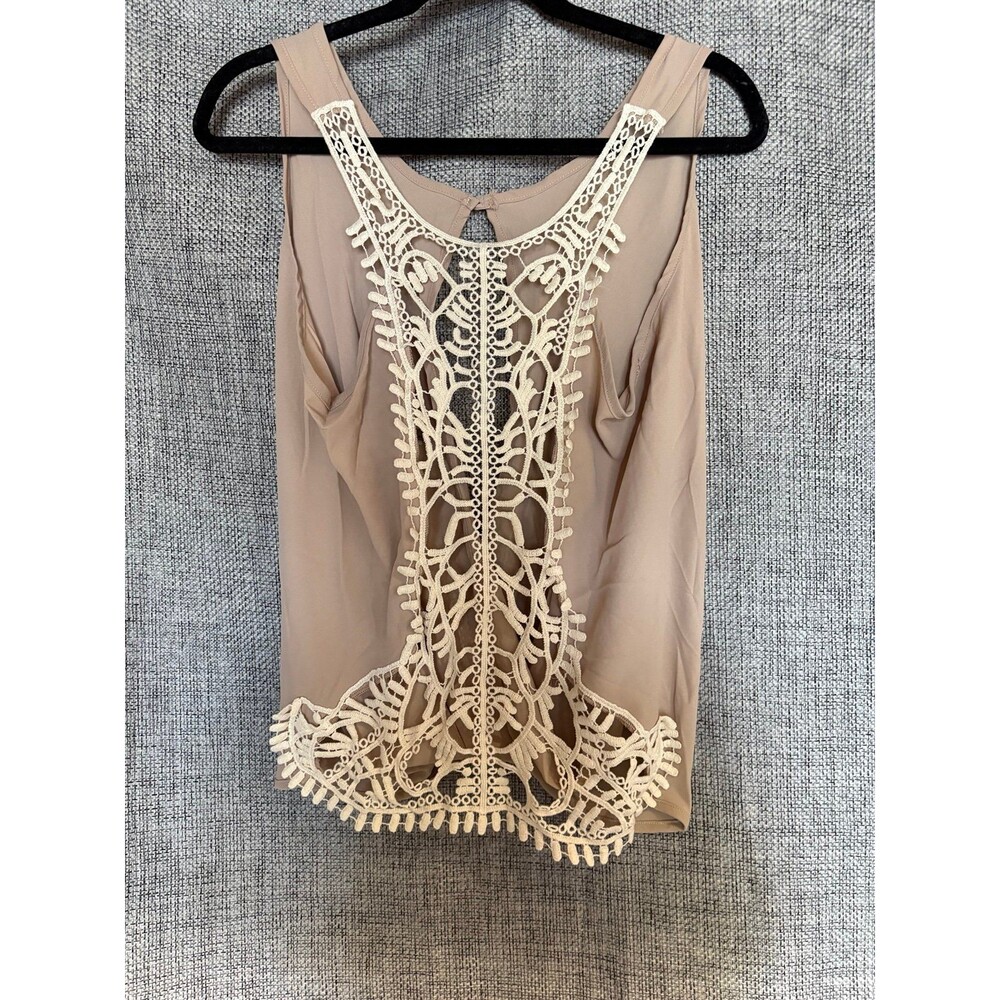 Mitto to the World nude sleeveless tank top